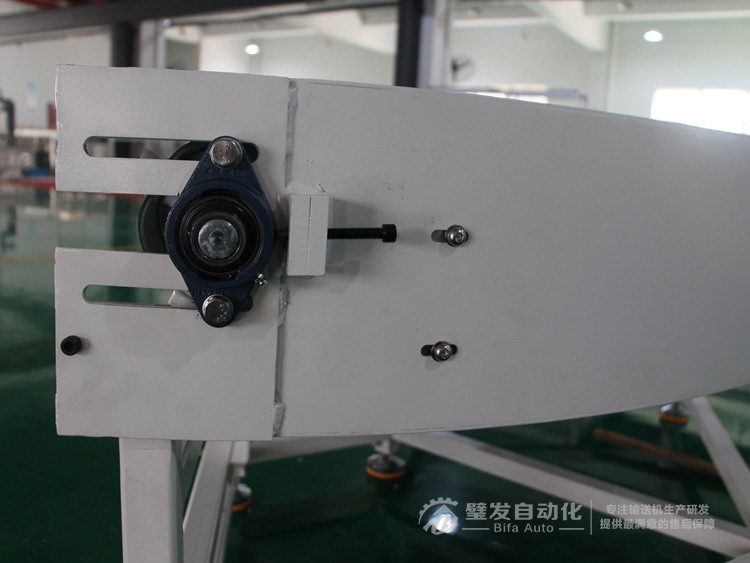 PU墨綠皮帶碳鋼烤漆結構90度轉彎機